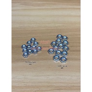 White Iron Nut M4/M5 Hex Nut M4/M5