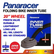 PANARACER Race Japan Inner Tube for Folding Bike 20 inch 28/451 32/451 32/406 20x1 1/8 20x1.5 20" Bi