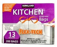 Kirkland Signature - (288)廚房抽繩垃圾袋 200個/1箱 #71944 (平行進口)