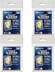 StarMaker 200 Sleeves Premium 66 x 91 mm Extra Thick 100 µm Extra Soft TCG Card Protection Transpare