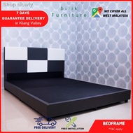 ♘❇bilik Furniture- Bedroom Set /Bedframe+3.5 x 6ft Wardrobe+Dressing Table /White Room set/ Tidur Qu