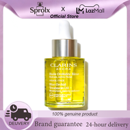 Clarins Blue Orchid Face Treatment Oil - Hydrating Facial Formula for Dry Skin targeting dull skin d