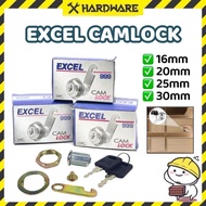 EXCEL 999 CAM LOCK 16MM 20MM 25MM 30MM DRAWER CABINET MAILBOX LETTERBOX KUNCI CANGKUT