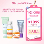 Dr.Leo 4pcs Brightening Set-Primer+377 Cream+377 Serum+2X Cleansers