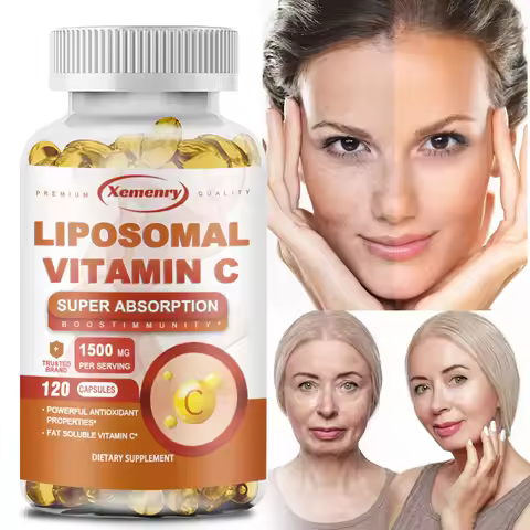 Liposomal Vitamin C - Promotes Collagen Production, Antioxidant, Boosts The Immune System - 120 Caps