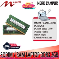 SODIM Ram Laptop DDR3 2Gb
