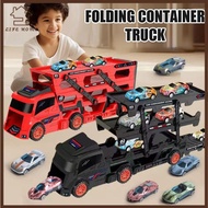 YELGIRL Orbital Launch Vehicle, Foldable Three-layer Catapult Truck Toys, Interesting Car Model Defo