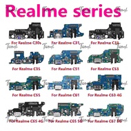 USB Charging Port Dock Plug Connector Charger Board For OPPO Realme C30 C30s C31 C33 C35 C51 C53 C55