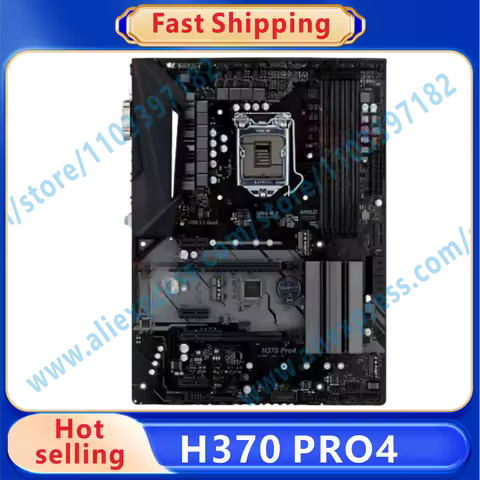 H370 PRO4 Motherboard LGA 1151 Z370 4×DDR4 64GB PCI-E 3.0 M.2 USB3.1 USB3.1 ATX NEW