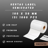 SC 100 X 50 1" - @1000 1LINE CORE 1 INCH 100X50MM 100 X 50 MM 10X5 CM 10 X 5 CM BARCODE LABEL SEMICO