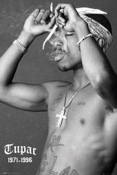 【英國進口明星海報】饒舌歌手 圖帕克·夏庫爾 TUPAC Smoke (Bravado)#LP2000