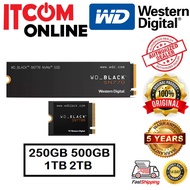 WESTERN DIGITAL BLACK SN770 SN770M SN7100 500GB  1TB 2TB M.2 NVME GEN4 SSD