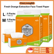 4Ply Household Tissue Paper 480 Ply/Pack Primary Wood Pulp Facial Tissue Paper Thickened Toilet Pape