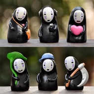 Studio Ghibli Anime Spirited Away No Face Man Figure Toys Miyazaki Hayao Swing faceless Man Gost Act