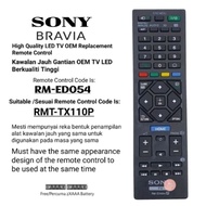 Sony Bravia Flat Panel Led Lcd TV Replacement Remote Control RM-ED054 RMT-TX110P