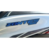 Zontes 368E, 350E & 368K - Emblem New & Ready Stock