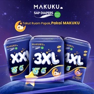XTRA MAKUKU SAP Diapers Grow Care Pants XXL/3XL/4XL Extra Dry Anti-ClumpingPopok
