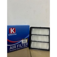 KOREA ELEMENT AIR FILTER : KOREASTAR BRAND KIA FORTE 1.6/2.0/HYUNDAI I30/AVANTE HD X20 >>28113 2H000