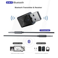 VESPA USB Bluetooth Transmitter Receiver, 2 In 1 USB Bluetooth 5.0 Wireless 3.5mm AUX Audio Music Stereo Adapter Receive