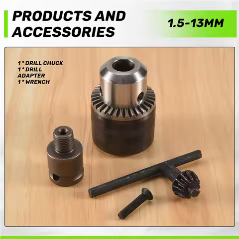 Y42A-1.5-13Mm Drill Chuck Drill Adapter 1/2 Inch Changed Impact Wrench Into For Electric Drills