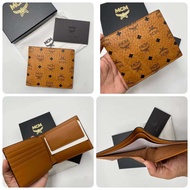 [ทักแชทก่อนสั่ง] MCM แท้💯 Bifold Wallet w/ Coin Pocket in Visetos Original กระเป๋าสตางค์ผู้ชาย แบบมี