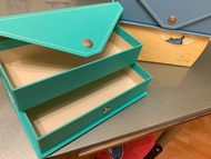 皇玥 月餅盒 首飾盒 珠寶盒 頸鏈手鏈耳環戒指 Accessories jewelry boxes (Tiffany blue) 藍綠