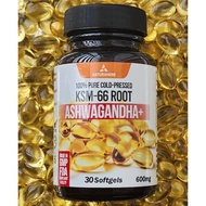 Ashwagandha Plus KSM 66 Root Naturaherb - Herbal Supplement Aswagandha Ashwaganda Ashvagganda