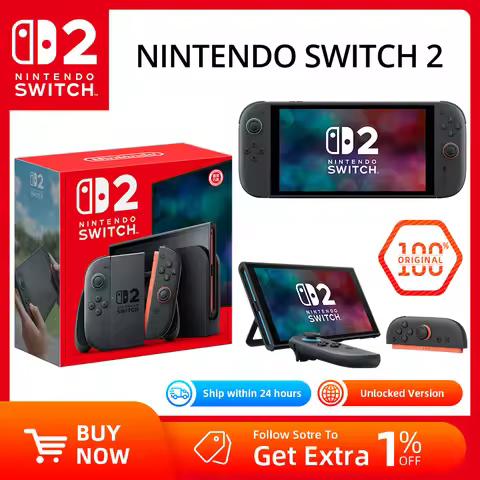 Nintendo Switch 2 Game Console NS 2 Handheld Game Console 7.9-inch LCD 1080P Magnetic Design NS2 Nin