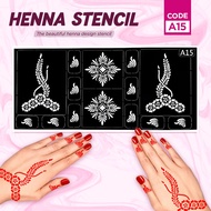 Sticker inai / Sticker Henna / Henna Stencil / Mehndi Stencil NEW DESIGN