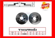 จานเบรค ยุโรป TRW รุ่น BENZ W124 E200E220E280E300300D ปี 82-96(โปรส่งฟรี) สินค้ารับประกัน6เดือน หรือ