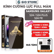 Samsung Galaxy S24 / S24 FE / S24 Plus / S24+ Full Screen Tempered Glass | SS screen protector