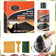 Kitchen Stove Cleaner Non-Scratch Cleaning Kit Glass Cooktop Cleaner  Non-Abrasive Powerful Kitchen 