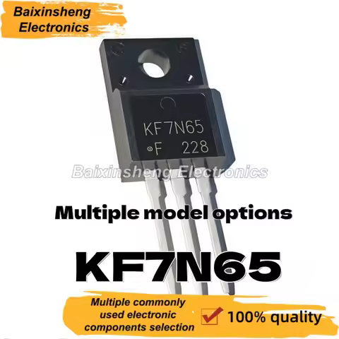 600V N-Channel TO-220F MOSFET Transistor 10Pcs Assorted Kit 20N60 18N50 12N60 10N60 8N60 7N65 6N60 5