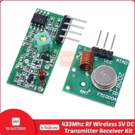Module 433Mhz RF Wireless Transmitter and Receiver kit 5V DC easywa53 guaranteed