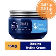 Nivea Hair Care Craft Stylers Shaping Styling Cream 150ml All Type Hair Pomade Hair Gel Waterbase Du