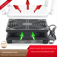 Router Cooling Fan Stand 5V USB Fan Set Top Box Broadband Cat Cooling AC86U R7000 etc Suitable for E
