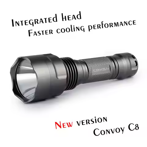Gray Convoy C8 XML2 U2-1A LED Flashlight,torch,lantern,lanterna bike ,self defense,camping light, la