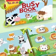 1pc Learning Quiet Sticker Book For Children Over 3 Years Old, Children's Early Learning Alphabet Ta