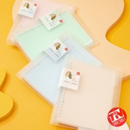 [DELI X AGNEZ MO] Deli Loose Leaf Notebook Binder/ A5 Notebook/ Lightweight PlasticRing Free Content