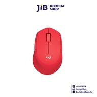WIRELESS MOUSE (เมาส์ไร้สาย) LOGITECH M331 WIRELESS SILENT PLUS (RED)