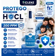 T-Clenz HOCL Disinfectant Spray 200ml (Protego) [Flairosol] HFMD | COVID | Non-Toxic | Non-Alcohol |