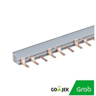 3P MCB Comb 1 Meter Copper Busbar Jumperan MCB 3 Phase Gojek Grab