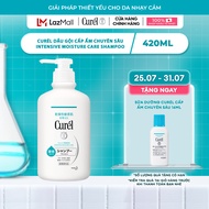 Dầu Gội Cấp Ẩm Chuyên Sâu Curel Intensive Moisture Care Shampoo 420ml