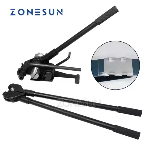 ZONESUN HM-98 Manual Strapping Packing Machine for Steel Strip Sealing and Reinforcement up to 32mm 