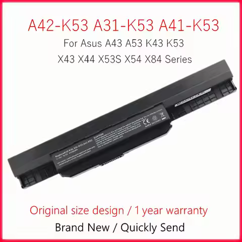 Laptop Battery For ASUS X53S X54 X54F X54H X54HB X54HY X54K X54L X54LB X54LY X84 X84C X84H X84LX84S 