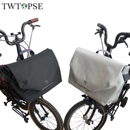 TWTOPSE Bicycle City Messenger 2.0 S Bag For Brompton Folding Bike 3SIXTY PIKES Fit 3 Holes DAHON Tern Crius Laptop