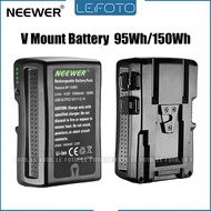 Neewer V Mount/V Lock Battery - 95Wh/190Wh 14.8V 6600mAh/13200mAh Rechargeable,V mount battery