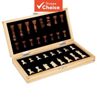 3 In 1 Chess Board Set Premium Wooden Folding Portable Chess Board Chess Set Tournament 29cm Gift Fa
