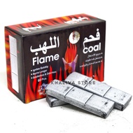 Arang Flame Coal Besar Areng Bara Dupa Bukhur Kemenyan Arab 60 Pcs