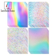 24 Sheets Holographic Cardstock Thick Cardstock for Crafts Card Making, Party Decoration